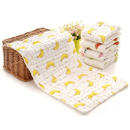 

Gifts for children Newborn Baby Cartoon Printing Water Wash Cotton Face Wash Towel Saliva Towel Fragarn