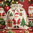 thumbnail image 1 of Xihbxyly Ofertas Lighten Del Día Prime Balsa con Cordón para Decoración Navideña, Bolsa Grande para Guardar Regalos, Bolsa de Regalo de Papá Noel para Nochebuena, Bolsa para Dulces, Bolsa de Manzanas, 1 of 6