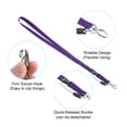 thumbnail image 3 of Uxcell Office Lanyard ID Card Holder with Clasp and Detachable Buckle Purple 2 Pack, 3 of 5
