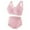 Pink, variant on IROINID Deals Comfort Bras for Elderly Women Sexy Front Button Shaping Cup Shoulder Strap Underwire Bra Plus Size Bra Underwear Set,Pink
