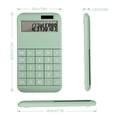 thumbnail image 2 of YSTIANN Basic Scientific Calculator for Students, Standard Green Solar Power, 12-Digit LCD Display, Compact Portable Design for School, Office, and Daily Math Calculations WJ85-4883, 2 of 7