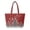 Burgundy Leopard Christmas, variant on Whosucclay Christmas Kitten Print Quilted Tote Bag Large Capacity Shoulder Handbag for Women Fits 15.6 Inch Laptop Portable Daily Use Shopping Travel Work School Carry All Purse