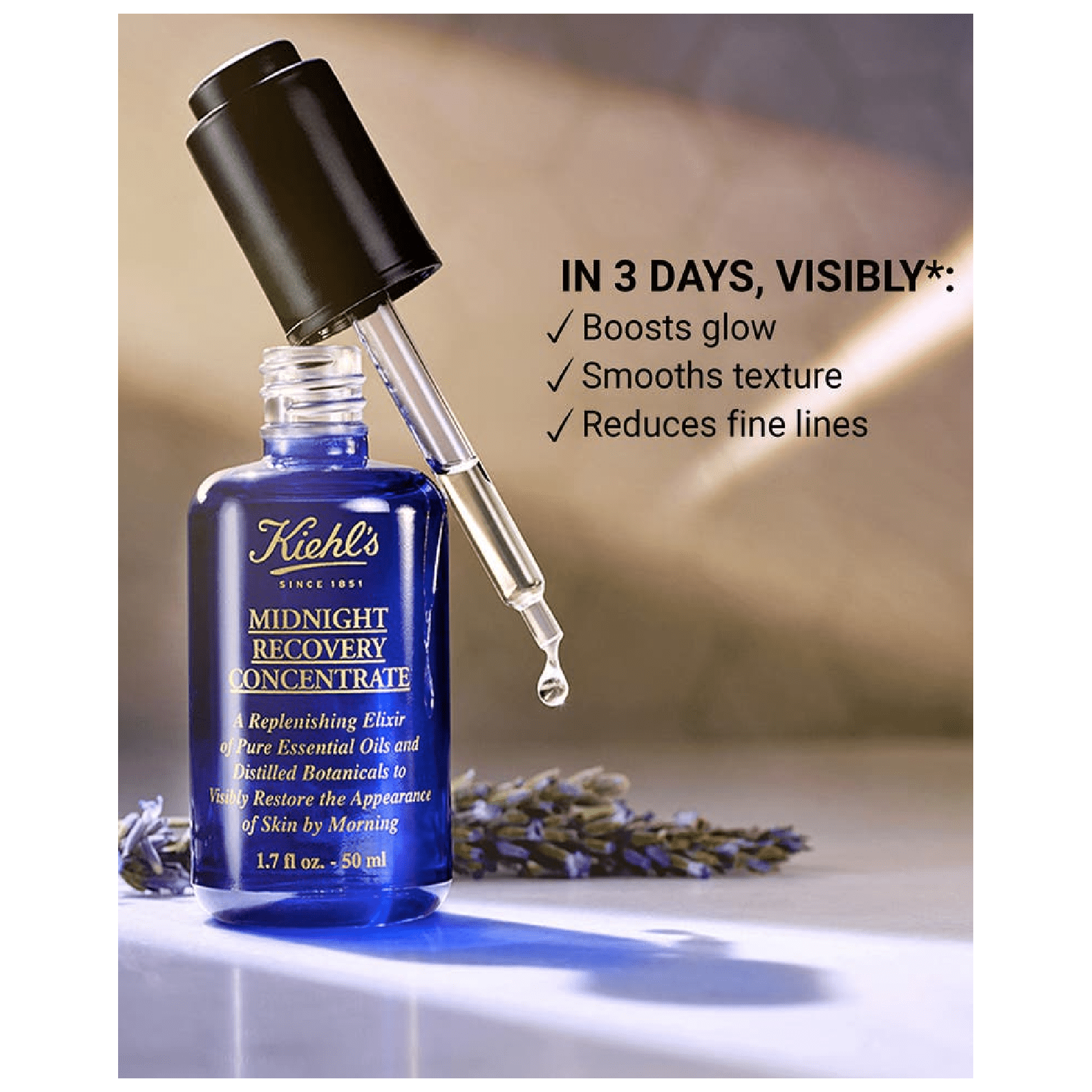 Kiehl's Midnight Recovery Concentrate - 1.7 oz - Natural