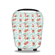 Breastfeeding Nursing Cover Scarf Baby Car Seat Canopy Stretchy Multi-Use