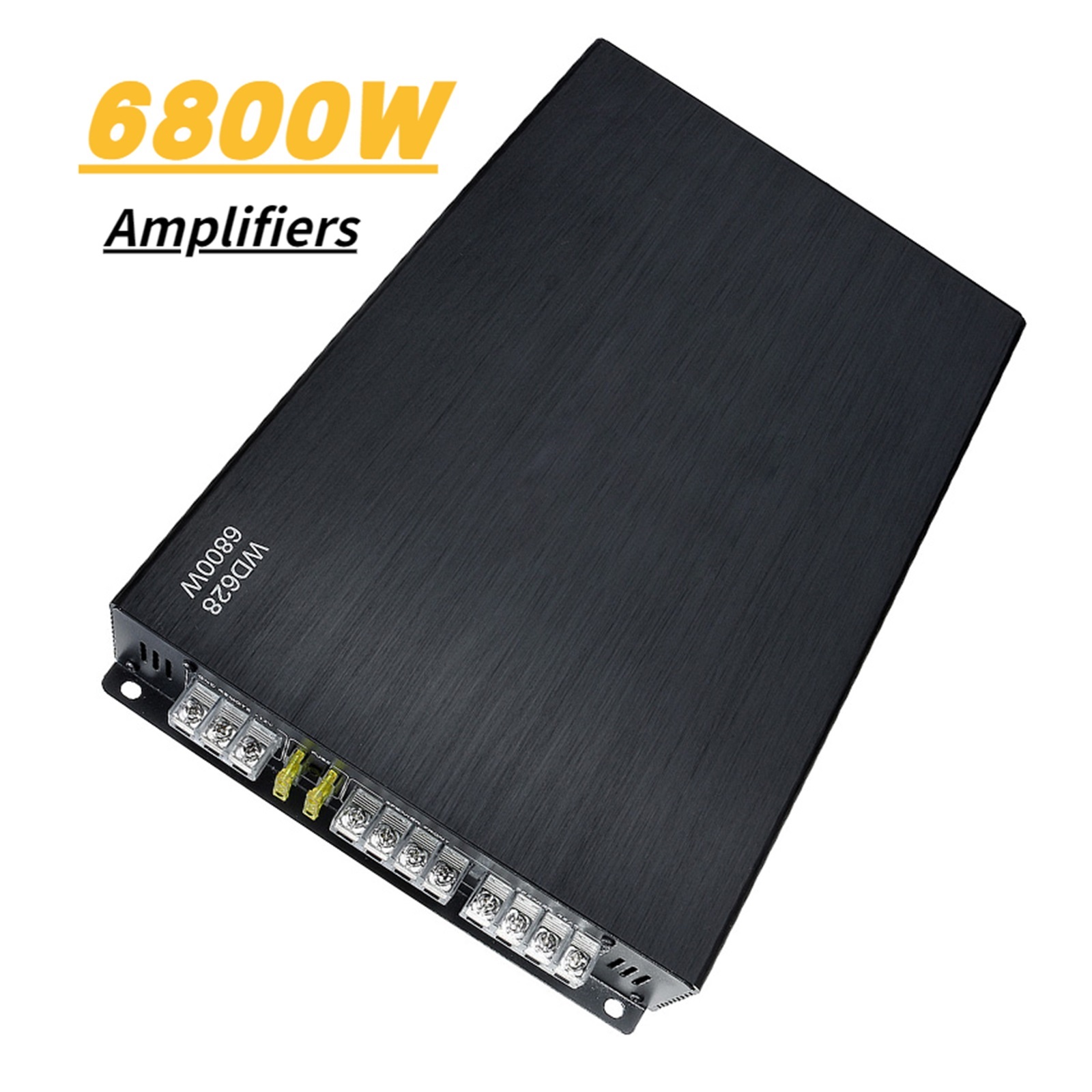 6800W 4 Channel Car Sound Amplifiers DC 12V Class A/B Home Subwoofer Audio Stereo Bass Speaker Car Audio Amplifier