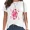 C-White, variant on UNISHE Women's Queen of Hearts Graphic T-Shirt Trendy Retro Playing Card Fashion Tee Casual Tops White, S