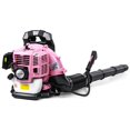 thumbnail image 3 of 52CC 2-Stroke Backpack Gas Leaf Blower | 550 CFM Powerful Airflow | Heavy-Duty Gas Blower for Lawn Care, Yard Dust & Debris Clearing (Pink), 3 of 8