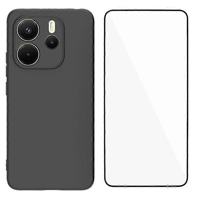 For Xiaomi Redmi Note 14 4G (164.84x78.15x8.16mm) TPU Case WANLONFENG MS Series Matte Back Cover wit