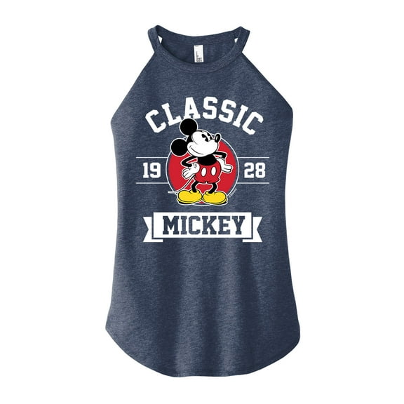 Mickey & Friends - Mickey Classic 1928 - Juniors High Neck Tank Top