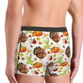 thumbnail image 3 of Uemuo Thanksgiving Turkey Pattern Men's Boxer Briefs,Trunk Anti-Chafing,Comfortable, Durable, and Stylish Underwear-X-Large, 3 of 9