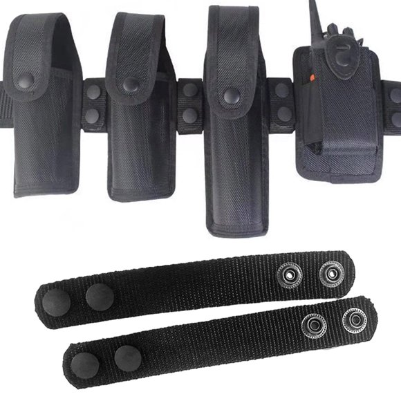 LJNYFDC Belt Loop Buckles 4Pcs Belt Holder Retainer Double Snaps Design Wear Resistant Lightweight Utility Belt Loop Keepers for Secure Fastening