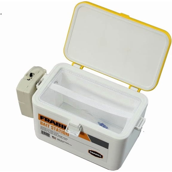 Portable Aerator for Fish Buckets - 8-Quart, Includes Hoses & Stone