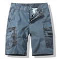 thumbnail image 1 of Mefallenssiah Fashion Men'S Pocket Zipper Buttons Solid Leisure Time tooling Short Pants, 1 of 3