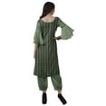 thumbnail image 4 of Moomaya Women's Printed Indian Ethnic Clothing Set-Printed Kurta w/ Pants, Designer Tunic Dress, 4 of 9