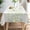 Yellow Flower, variant on Rectangle Flower Tablecloth, Floral Blossom Table Cloth, Wrinkle Resistant Table Cover for Dinner Kitchen Picnic Wedding(60 * 84inch)