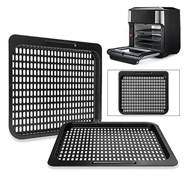 Parrilla eléctrica para freidora, parrilla para hornear , bandeja para hornear, sartén para freír, reemplazo de sartén para freidora de horno, Macarena Rejilla para parrilla
