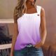 thumbnail image 1 of mfyjkho Camisetas Sin Mangas Para Gimnasio Para Mujer, Camiseta Sin Mangas Con Degradado De Color Para Mujer Tops Para Mujer L, 1 of 5