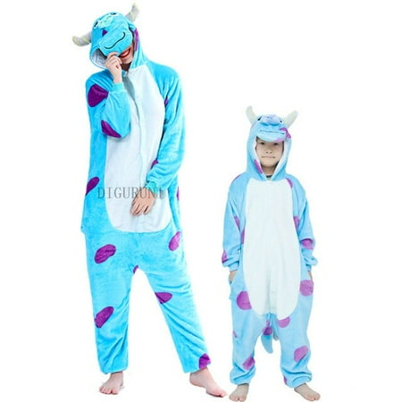 

CoCopeanut Tiger Pajamas Adult Totoro Animal Onesies Women Men Couple New Winter Pajamas Suit Sleepwear Long Sleeve Flannel Pyjamas Pijama