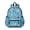 Multicolor Cat and, variant on Multicolor Cat and Paw Print Blue Backpack for School, Cute School Bag with Adjustable Shoulder Straps and Padded Back, 13.4"x11"x4.7"