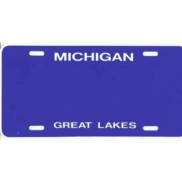 Design It Yourself Michigan State Bicycle Plate #3. Free Personalization on Plate