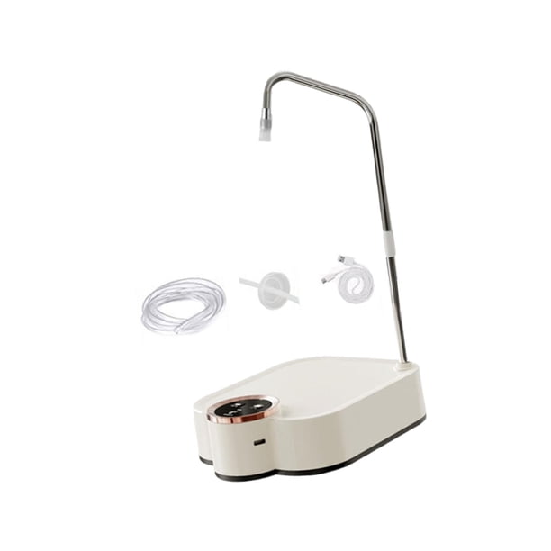 Dispensador de agua de escritorio portátil de 3 niveles con ajuste automático de dispensación inteligente Blanco