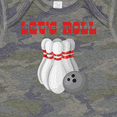 thumbnail image 4 of Inktastic Let's Roll Bowling Boys or Girls Baby Bodysuit, 4 of 5