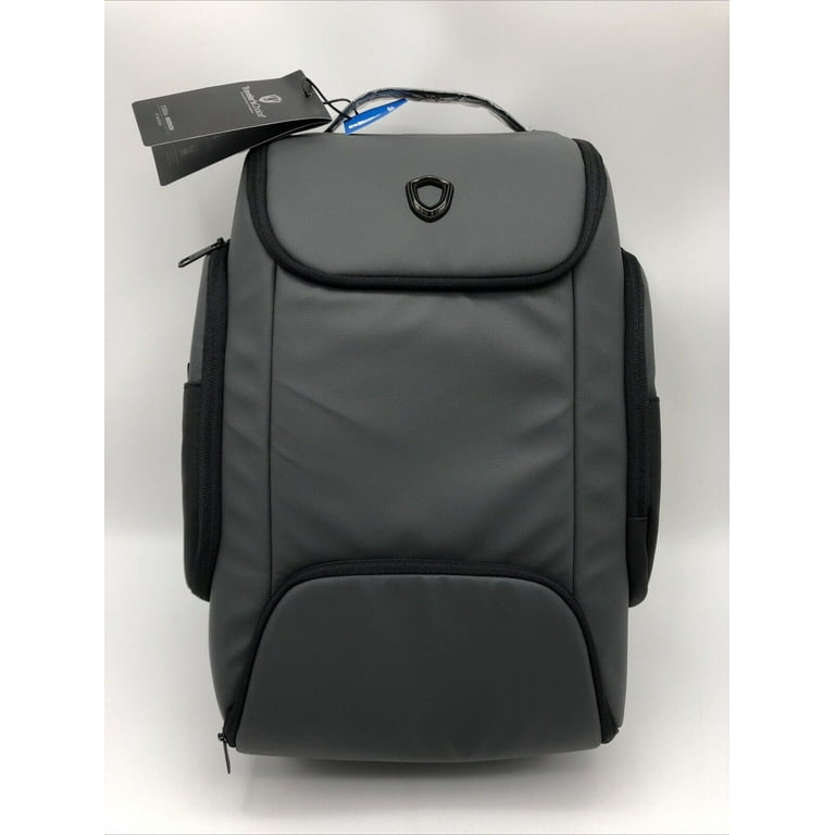 Traveler's Choice Breenon 19" Laptop Backpack with USB Port GRAY NEW
