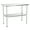 Silver#62, variant on Coffee Tables 24" x 72" 18-Gauge Stainless Steel Commercial Work Table,Coffee Tables With Storage