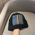 thumbnail image 5 of SikaFu Korean Version Of Handmade Knitted And Patchwork Fisherman Hat For Women In Japanese Style, Retro And Cute, Small Couple, Niche Basin Hat For Autumn And Winter, 5 of 7
