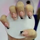 thumbnail image 1 of 24 Uds uñas postizas cubierta completa uñas postizas elegante rosa degradado brillo francés uñas cortas ataúd uñas postizas cortas prensa en las uñas Tan Jianjun unisex, 1 of 2