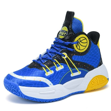 

Eashi Kid s Basketball Shoes Boys Sneakers Girls Trainers Comfort High Top Basketball Shoes for Boys(Little Kid/Big Kid)