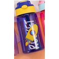 thumbnail image 2 of Cute Cartoon Children Transparent Plastic Leakproof Water Bottle Protable Sippy Cups(Blue Rocket), 2 of 4