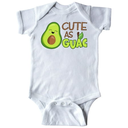 

Inktastic Cute as Guac Funny Avocado Gift Baby Boy or Baby Girl Bodysuit