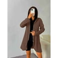 thumbnail image 7 of Zeagoo Women's Zip Up Long Hoodies Oversized Fleece Long Sleeve Sweatshirts Casual Fall Jacket Coat with Pocket, 7 of 7