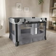 thumbnail image 5 of Evolur Cozy Cove All-in-One Portable Playard Gray with Bassinet & Changing Table – Quick-Fold Travel Playard with Breathable Mesh Sides, Travel Bag Included, 5 of 11