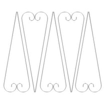 PENIKOKO 10Pcs Sturdy Metal Shepherd Hook Stakes for Garden Plant Labels and Outdoor Display