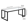 thumbnail image 5 of Maklaine Contemporary 45'' Coffee Table in Blackened Bronze, 5 of 8