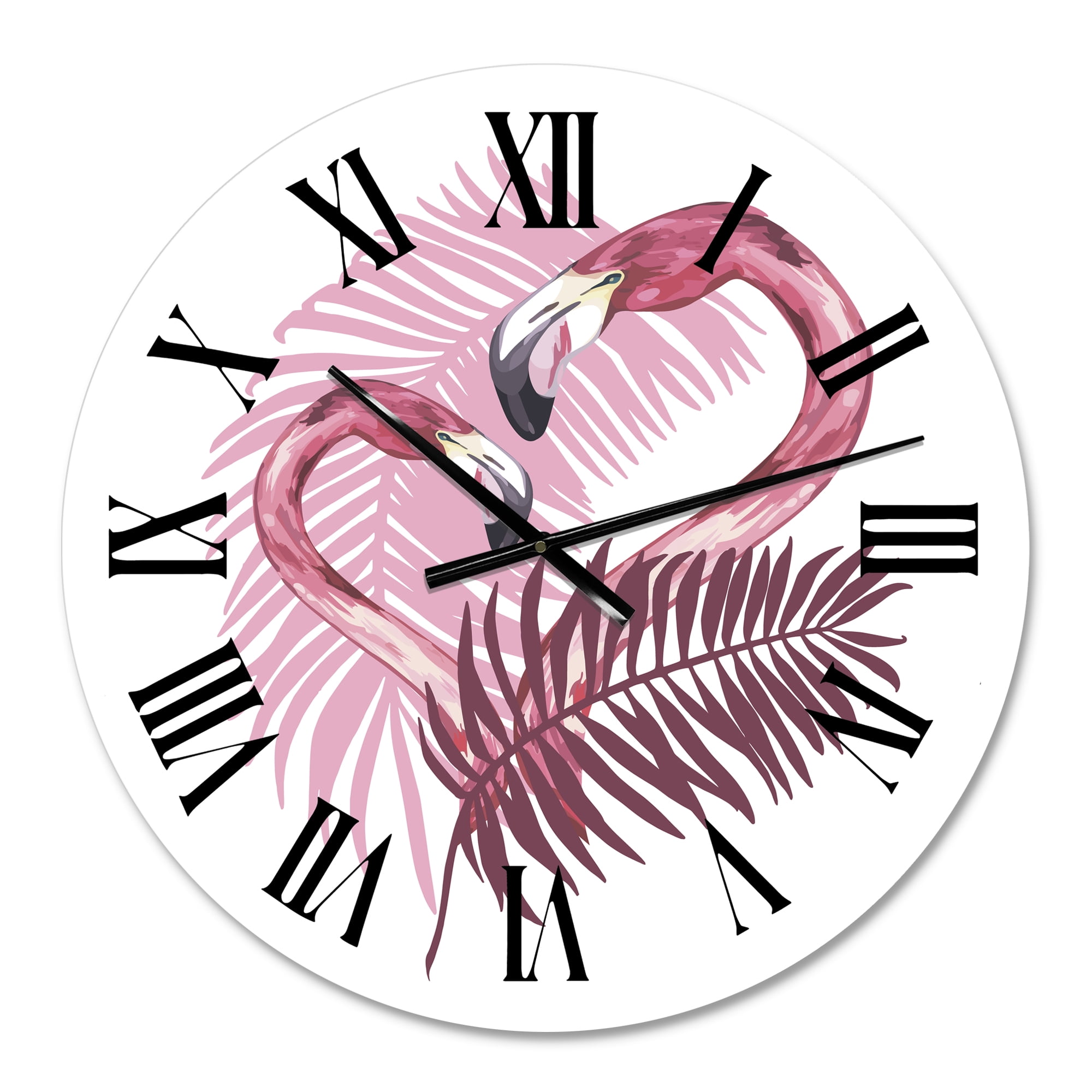 Designart 1 in Tropical Wall Clock