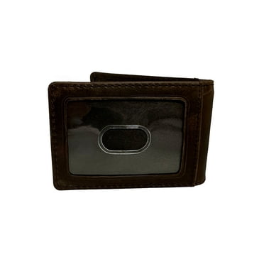 George Men's Clip Wallet, Brown