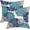 Blue Grey, variant on Blue and Red Dahlia Flower Throw Pillow Covers 18x18 Inch 4th of July Decorations Pillows Cover 18x18 inch Set of 2 Patriotic Memorial Day Farmhouse Linen Pillow Case for Outdoor Couch Bed Sofa Decor