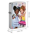 thumbnail image 2 of Fancy Nancy-theme Copper Metal Lighter Shell, Premium Replacement Refillable Lighter Case with Durable Metal Construction, Compatible with Zippo and Most Standard Lighter Models, 2 of 6