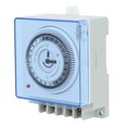 thumbnail image 1 of 24 Hour Time Switch, Mechanical Timer Switch Flame Retardant Shell  for Heating and Cooling System, 1 of 7