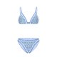 thumbnail image 4 of Trajes de baño Amzcrzy Tankini para mujer, trajes de baño, moda para mujer, traje de baño dividido, comercio exterior, cintura alta, ajustado, traje de baño deportivo para surf, azul claro, L, 4 of 7