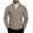 Dark Khaki, variant on Men's Pullover Sweaters Slim Fit Quarter Zip Sweater Lightweight Knit Long Sleeve Sweater