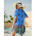 thumbnail image 4 of Vestido de playa con cuello en V y encaje Ekouaer con cuello en V, 4 of 5