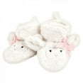 thumbnail image 4 of Hudson Baby Infant Girl Animal Fleece Booties 2-Pack, Gray Elephant Lamb, 12-18 Months, 4 of 5