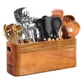 thumbnail image 1 of Soporte para utensilios de madera de acacia Rodelna con 4 compartimentos, 1 of 7