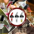 thumbnail image 3 of Automatic Measured Bottle Pourer - Quick Shot Spirit Measure Pourer Drinks Wine Cocktail Dispenser Home Bar Tools - 1oz/30ml (24 pack), 3 of 6