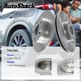 thumbnail image 3 of AutoShack Front Brake Rotors for Honda & Acura, Odyssey 2011-2023 Pilot 2016-2022 Ridgeline 2017-2023 MDX 2017-2020 Passport 2019-2023 TL 2009-2014, AWD FWD V6 3.5L 3.7L - 12.59" (319.8 mm), 5-Lug, 3 of 5