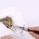 thumbnail image 4 of Cuchillo para ostras de acero inoxidable con guantes resistentes a los cortes, herramienta para conchas, cuchillo para ostras, mango de madera, cuchillo para ostras, 4 of 5